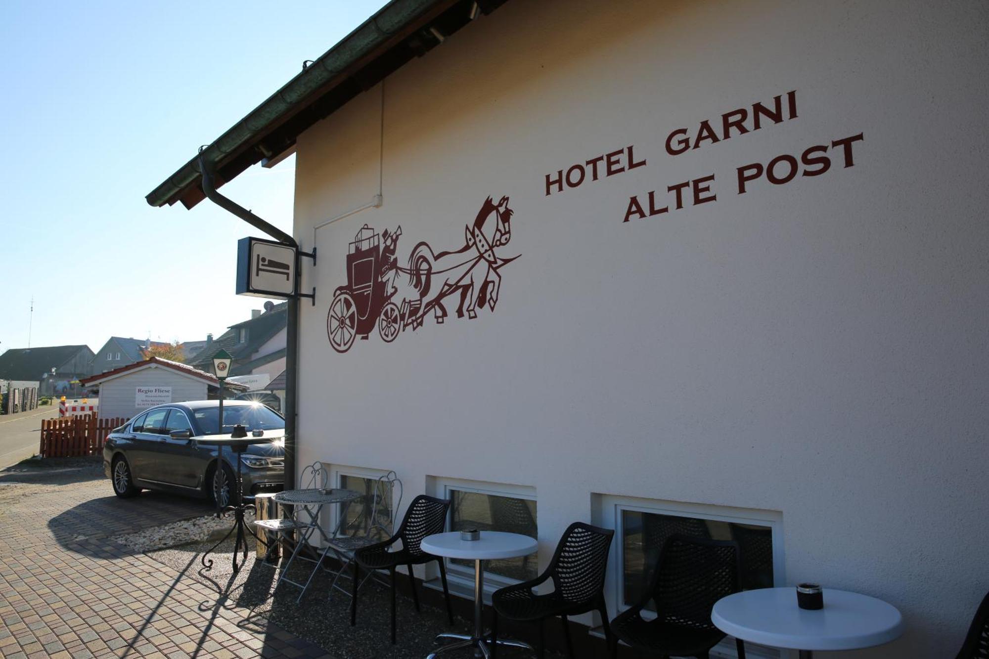 Hotel Garni Alte Post Schallbach Exterior foto