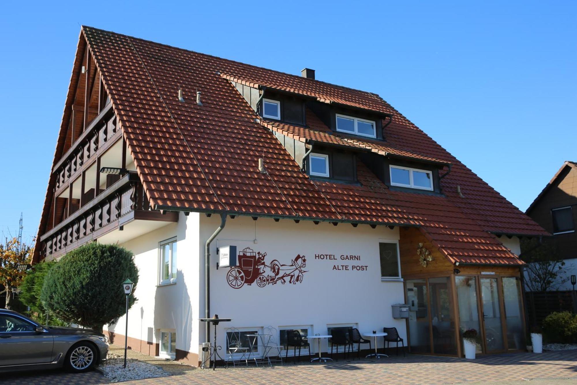 Hotel Garni Alte Post Schallbach Exterior foto